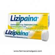 LIZIPAINA CLORHEXIDINA 5 MG/BENZOCAINA 2,5 MG COMPRIMIDOS PARA CHUPAR ,20 comprimidos