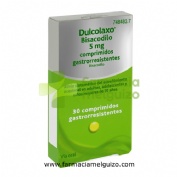 DULCOLAX BISACODILO 5 MG COMPRIMIDOS GASTRORRESISTENTES, 30 comprimidos