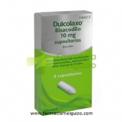 DULCOLAX BISACODILO 10 MG SUPOSITORIOS, 6 supositorios