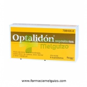 OPTALIDON 500 MG/75MG SUPOSITORIOS  , 6 supositorios