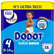 Paã‘al infantil dodot bebe seco t4 9-14 kg 58 ud