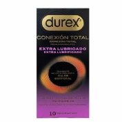 Durex conexion total extra lubricado 10 preservativos