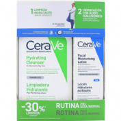 Cerave pack limpiadora hidratante 236ml + locion hidratante rostro 30%dto