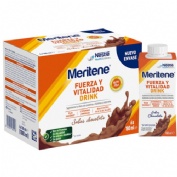 Meritene fuerza y vitalidad drink  6 botellas 180 ml sabor chocolate