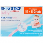 Narhinel confort aspirador recambio (20 blando desechable) | FarmaMelg