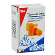 TAPONES OIDOS POLIURETANO - 3M RUIDO (4 U)