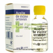ACEITE RICINO ORRAVAN 1G/ML LIQUIDO ORAL, 1 frasco de 25 ml