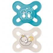 Chupete silicona fisiologico mam start 0 - 2 meses a pack doble - mam start
