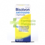 BISOLVON ANTITUSIVO 2 mg/ ml JARABE, 1 frasco de 200 ml