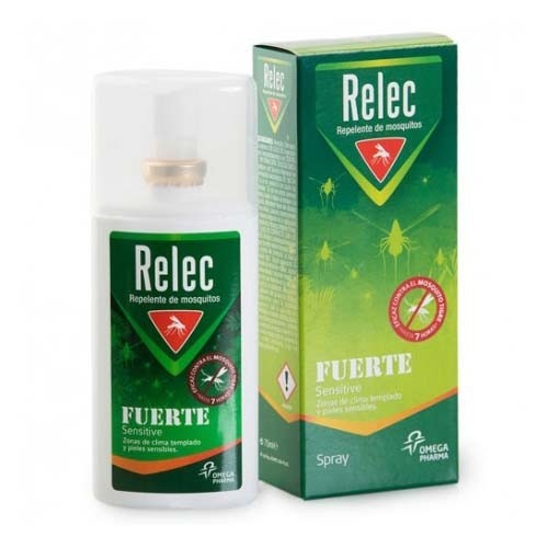 Relec fuerte sensitive spray repelente mosquitos (1 envase 75 ml)
