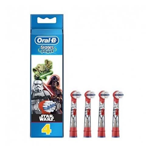 Cepillo dental electrico infantil recambios oral-b pro kids 3+ spiderman 4 recambios - oral-b pro ki