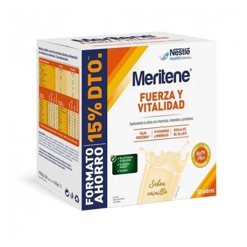 MERITENE (30 G 15 SOBRES VAINILLA)