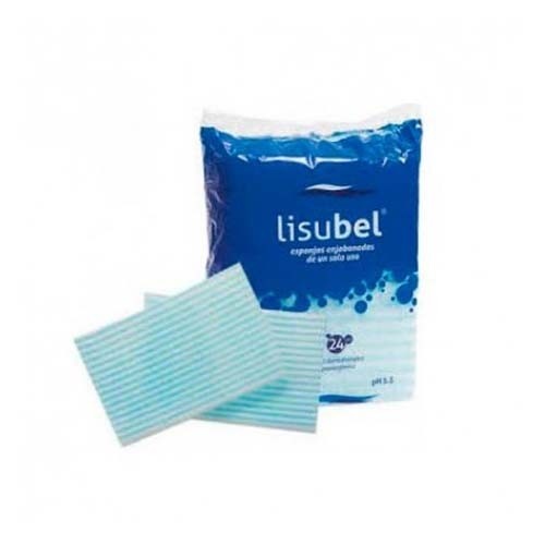 Esponja enjabonada desechable - lisubel (24 esponjas)