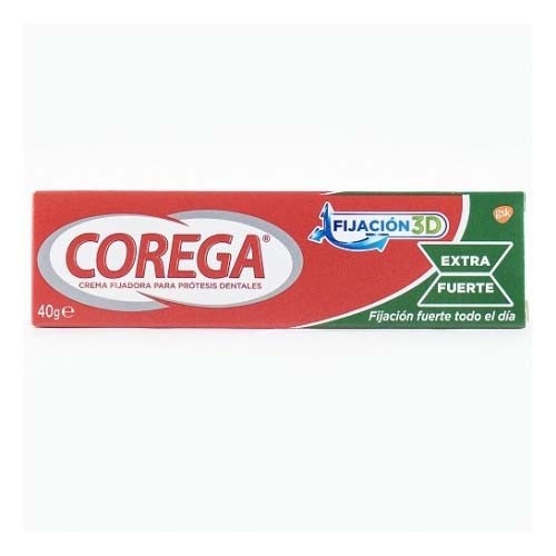 Corega crema extra fuerte - adhesivo protesis dental (40 ml)