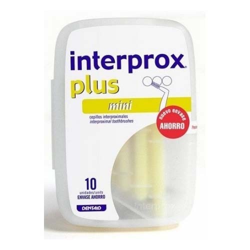 CEPILLO ESPACIO INTERPROXIMAL - INTERPROX PLUS (MINI ENVASE AHORRO 10 U)